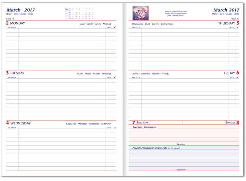 Printable homework pages free image