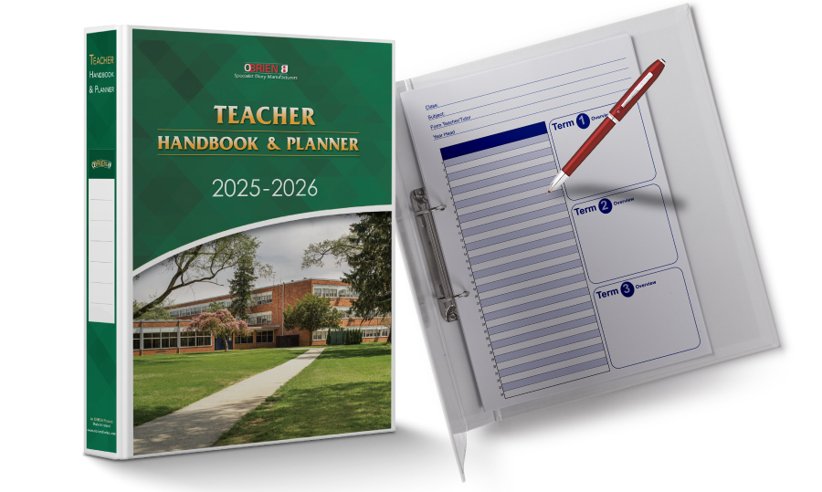 Teachers A4 Week Per Page Binder Handbook & Planner